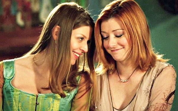 5. Allison Hannigan ve Amber Benson (Buffy The Vampire Slayer):
