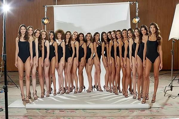 Miss Turkey 2022 adayları dün akşam ön eleme turuyla seçildi ve 100 kişiden sadece 20'si yarışmaya hak kazandı.
