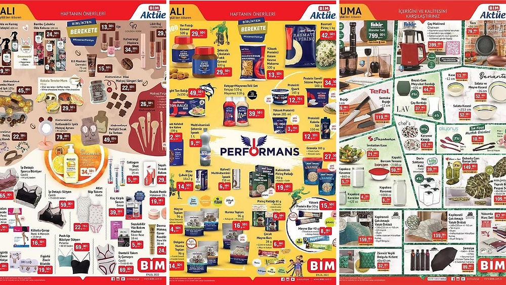 20 - 23 Eylül BİM Aktüel İndirim Kataloğu