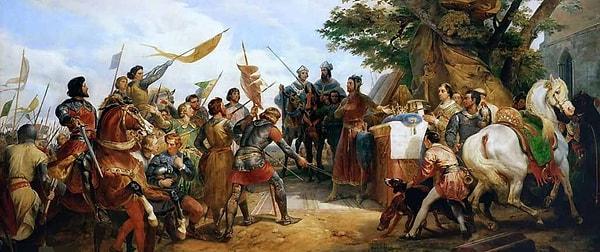 Ortaçağ’da savaşlar her zamankinden daha acımasızdı. Mahkumların ve muharebelerin nasıl yürütülmesi gerektiğiyle ilgili kanun olmadığı için, generaller ve ordular rakiplerini yenmek veya onları daha zayıf hale getirmek için ellerinden gelen her şeyi yapma gücüne sahipti.