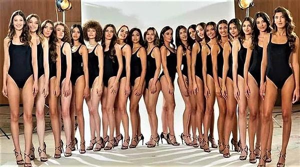 Ön elemeye giren adaylardan ise sadece 20 tanesi Miss Turkey 2022'de yarışmaya hak kazandı.