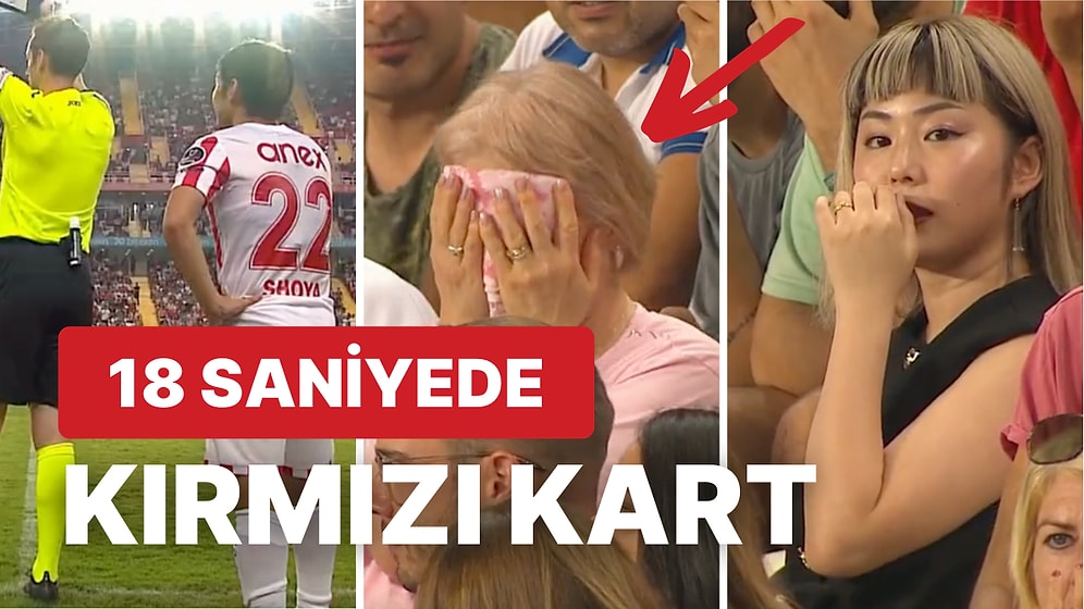 Antalyaspor'un Japon Futbolcusu Shoya Nakajima Oyuna Girer Girmez Kırmızı Kart Görünce Ailesi Yıkıldı