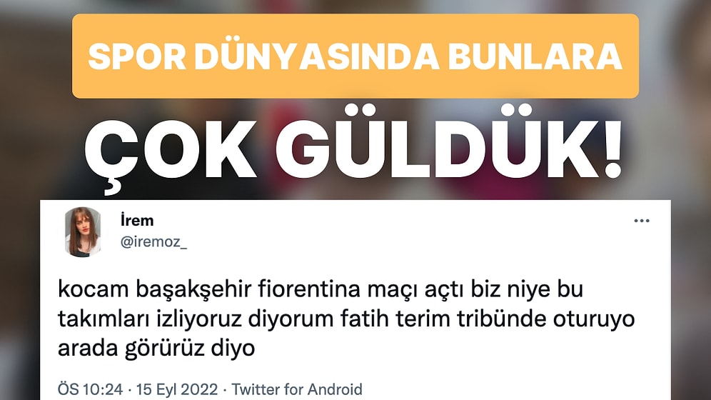 Yapıyorlar Bu Sporu! Geçtiğimiz Hafta Spor Dünyasına Dair Atılmış En Komik Tweet'ler