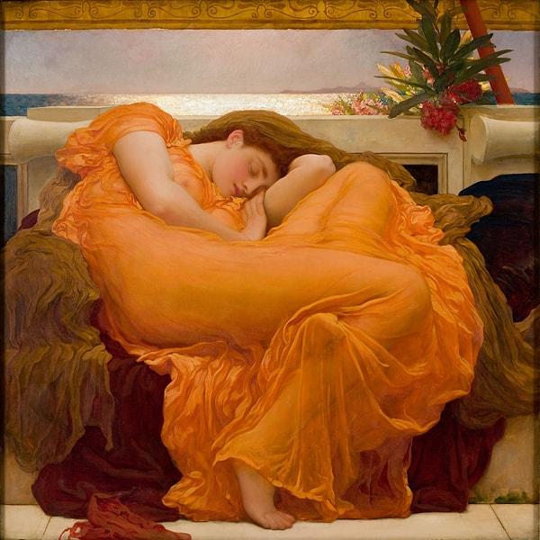 76. Flaming June - Frederic Leighton (1895)