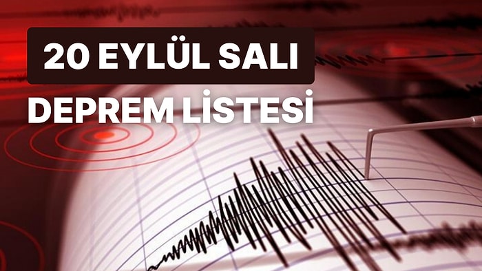 Son Dakika: Bolu'da Deprem mi Oldu? 20 Eylül 2022 AFAD ve Kandilli Rasathanesi Son Depremler Listesi