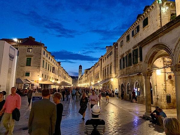 10. Stradun, Dubrovnik, Hırvatistan