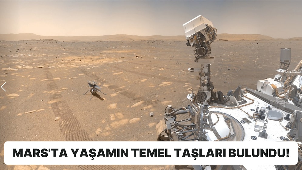 NASA'nın Perseverance Mars Aracı, Kızıl Gezegende Toprağın Altında Birikmiş Organik Materyaller Keşfetti