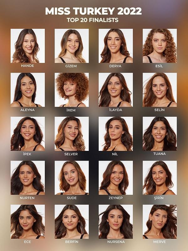 Sizin favori yarışmacınız hangisi? Hangi güzel Miss Turkey 2022 tacını takar?