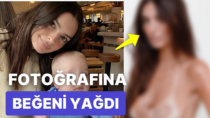 Dünyaca Ünlü Model Emrata, Bikinili İzli Meme Fotoğrafıyla Ortalığı Yangın Yerine Çevirdi