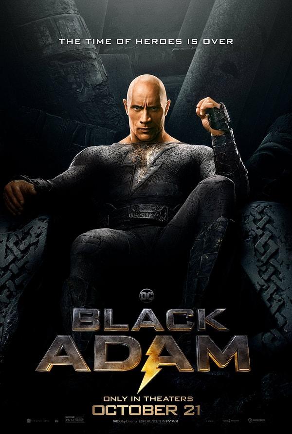 13. Black Adam filminden yeni bir afiş yayımlandı.