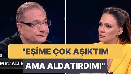 Buket Aydın'la Yüz Yüze Programına Konuk Olan Ünlü Şovmen Mehmet Ali Erbil, İhanet İtiraflarıyla Olay Yarattı!