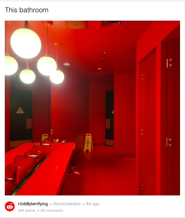 Ванная комната, которая будто из самого фильма из "Сияние":