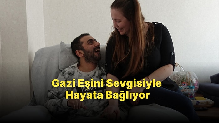 Helikopter Kazasında Yatağa Bağımlı Hale Gelen Gazi Eşini Sevgisiyle Hayata Bağlayan Kadın