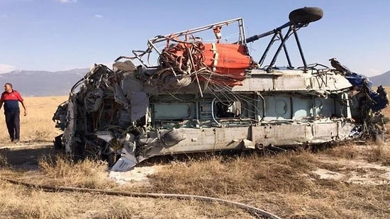 Yangın Söndürme Helikopteri Denizli'de Düştü! 2 Ölü 5 Yaralı