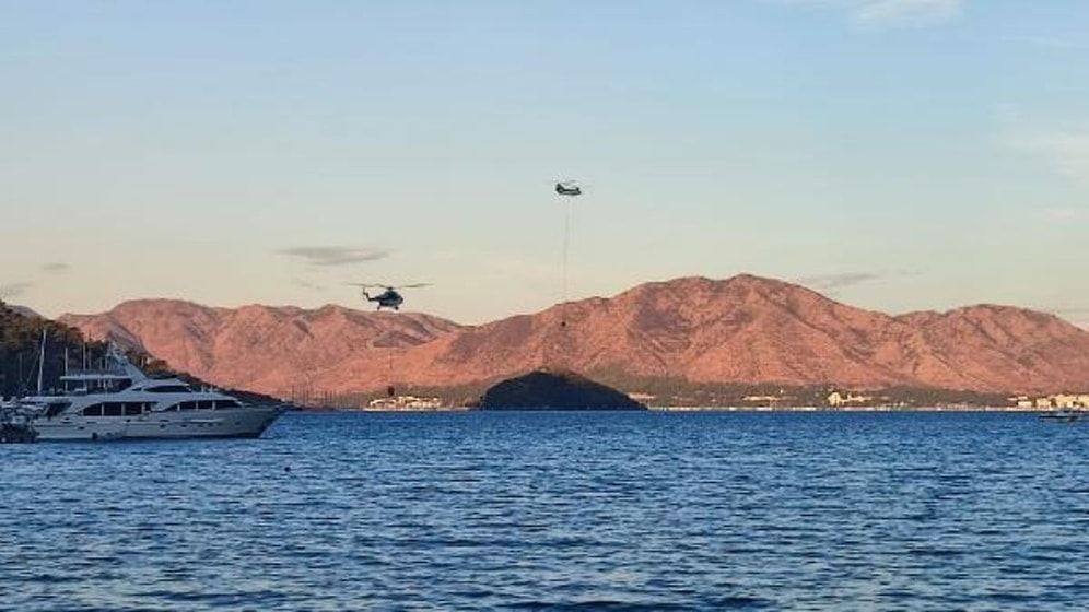 Marmaris'teki Orman Yangını 19 Saat Sonra Kontrol Altına Alındı