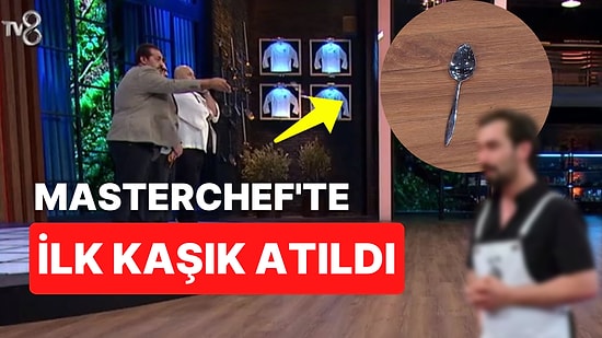 MasterChef'te Yılın İlk Kaşığı Geldi! MasterChef Kaşık Atmak Ne Demek, Anlamı Ne? Mehmet Şef Kime Kaşık Attı?