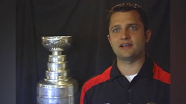 Brad Aldrich's name crossed out on Stanley Cup by Hockey Hall of