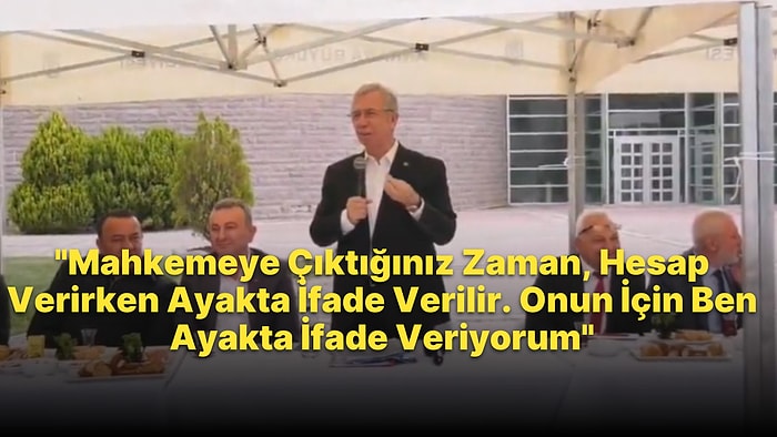 Mansur Yavaş ile Vatandaş Arasında Geçen Diyalog Gündem Oldu: 'Siz Ayaktayken Bizim Oturmamız Olmuyor'