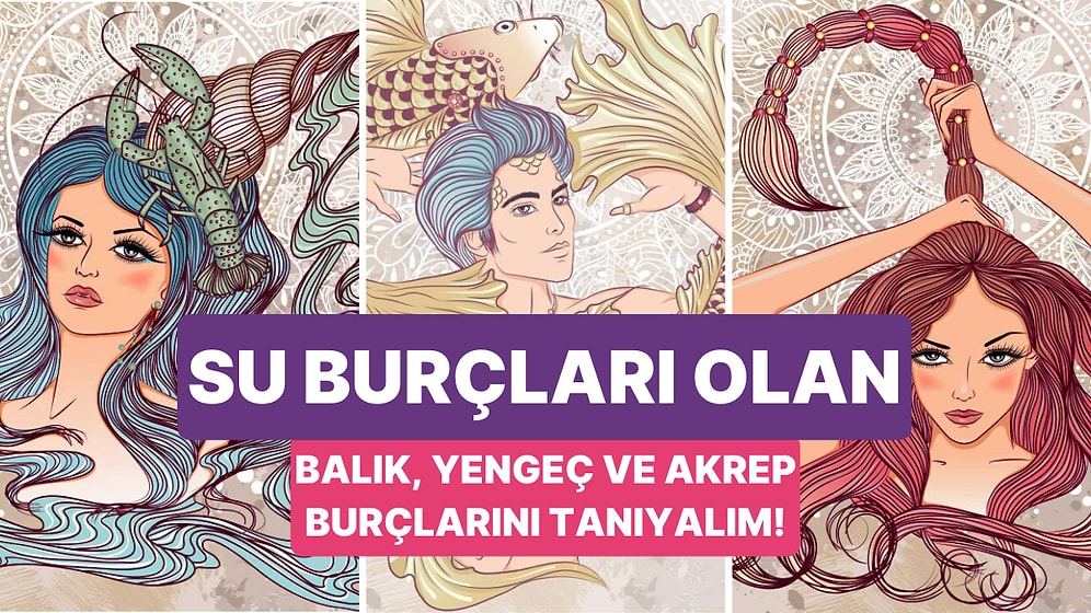 Duygularımızın Temsilcisi Su Burçlarını Tanıyalım: Balık, Akrep ve Yengeç Burçlarını Detaylı İnceliyoruz!