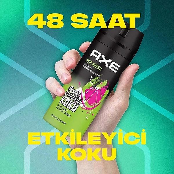 15. Temizliğe ve güzel kokmaya özen gösteren erkeklerin tercihi bu hafta Axe Epic Fresh deodorant olmuş.