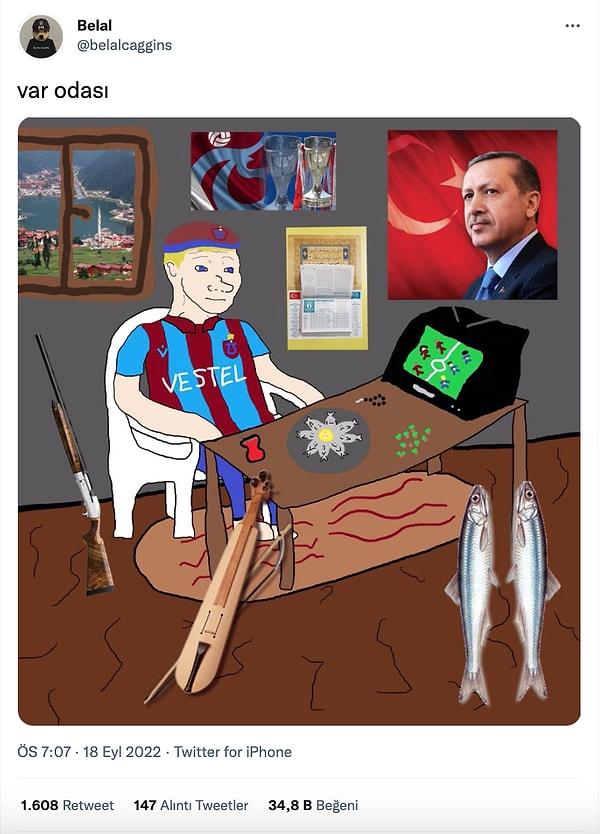 1. Trabzonspor-Gaziantep FK maçında VAR odası...