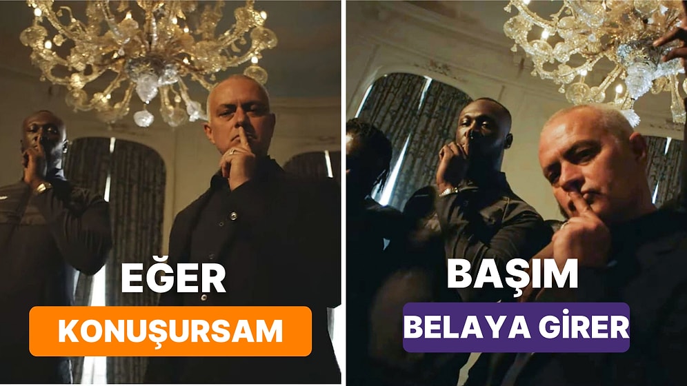 Sen Başkasın Be Adam: Susun İşareti Yapan Jose Mourinho Klip Yıldızı Oldu!