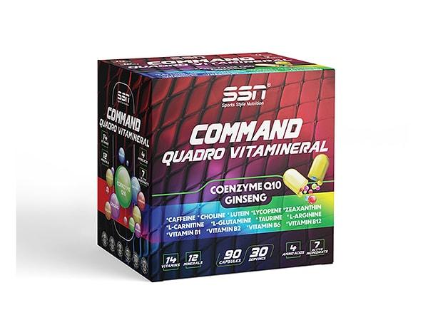 4. SSN Command Quadro Vitamineral 90 Kapsül...