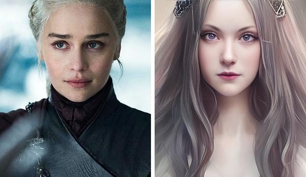 9. George Martin’in Taht Oyunları serisinden 'Ejderhaların Annesi' olarak da bildiğimiz Daenerys Targaryen.