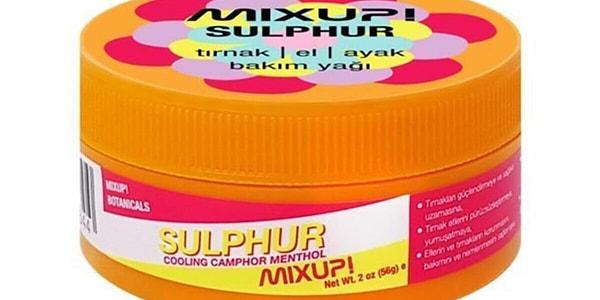 7. Mixup Limited Edition Sulphur  Yavaş Uzayan Tırnaklara Özel Bakım Yağı