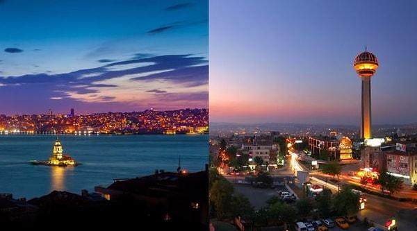 Biliyorsunuz ki İstanbul ve Ankara yıllardır karşılaştırılan şehirlerimiz arasında.