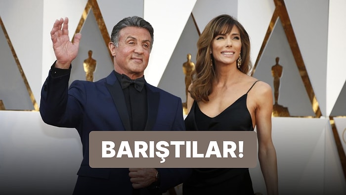 Boşanıyorlardı Vazgeçtiler: Sylvester Stallone ve Jennifer Flavin Barıştı