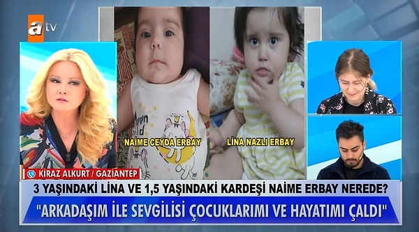 Daha sonra Gaziantep'te yaşayan Kiraz isimli kadın, telefona bağlanarak 'Melisa isimli bir kadın bana hemşire olduğunu söyledi. Kızına bakmam için anlaştık. Haftanın 5 günü bende kalıyordu küçük kız. Şoktayım şu an ben çok kötüyüm' dedi. Fakat söylediğine göre çocuğu bırakan Melisa, çocuklarının gerçek annesi Melisa değil.