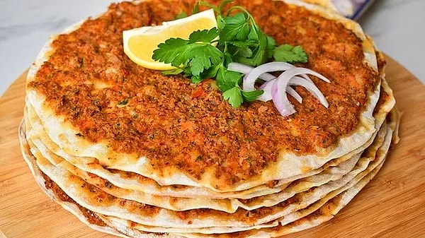 Senin favori fast food yemeğin lahmacun!