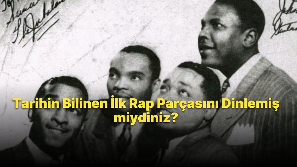 1940 Yılında The Jubalaires Grubu Tarafından Kaydedilen ve İlk Rap Parçası Olarak Bilinen Şarkı: Noah