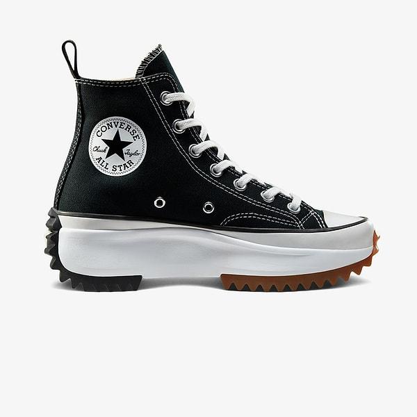 4. Converse Run Star Hike Unisex Platform Siyah Sneaker