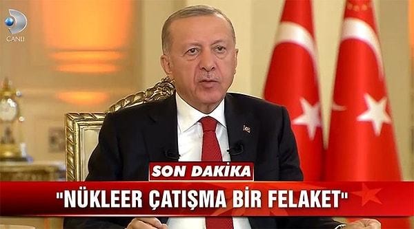 Cumhurbaşkanı Recep Tayyip Erdoğan, dün akşam Kanal D – CNN Türk ortak yayınında gündeme dair açıklamalarda bulundu.