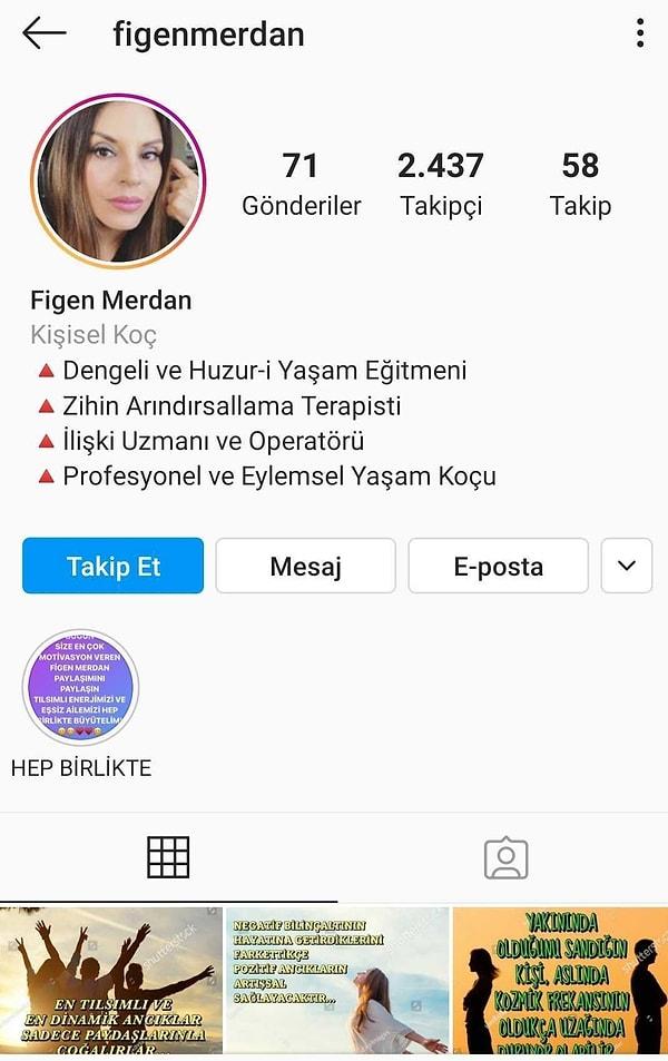 Instagram'ın dandik yaşam koçu Figen Merdan ile tanışmadıysanız hayatınızda bir şeyler eksik demektir.