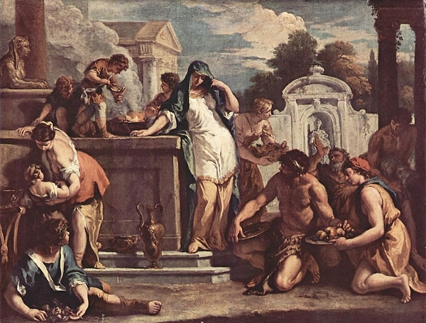 Hestia, heykel ve resimlerdeki tasvirlerinde genellikle olgun bir kadın olarak tasvir edilir.