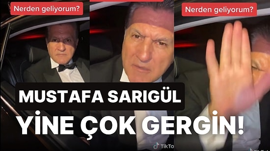 Fazıl Say Konserinden Dönen Mustafa Sarıgül'ün Yüksek Seviyede Gerginlik İçeren TikTok Videosu Gündem Oldu