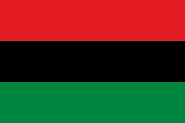 Pan-Afrika bayrağı. 👇
