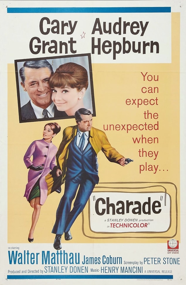 17 Ekim Pazartesi 21.30 Charade (Öldüren Şüphe)