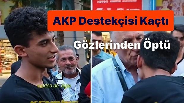 'Hastane Yoktu, Yol Yoktu' Diyerek AKP'yi Destekleyen Adam Sokak Röportajından Kaçmak Zorunda Kaldı