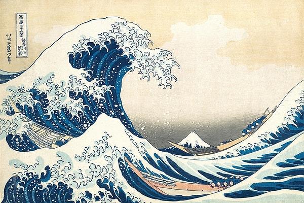 Ünlü "The Great Wave" resmi: