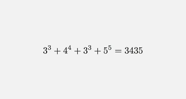 Munchausen sayısı, her birinin kendi kuvvetine yükseltilmiş rakamlarının toplamına eşit olan doğal bir sayıdır.