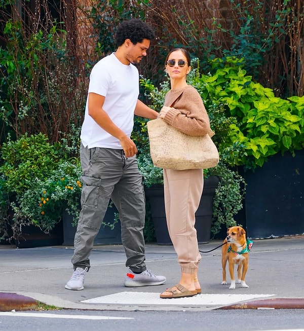 Trevor Noah and Minka Kelly