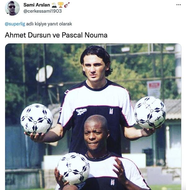 15. Barcelona deplasmanı: Ahmet Dursun ve Pascal Nouma.