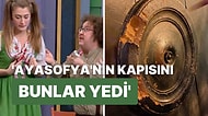 Çok Güzel Hareketler Ekibinden Tahrip Edilen Ayasofya Kapısına Gönderme