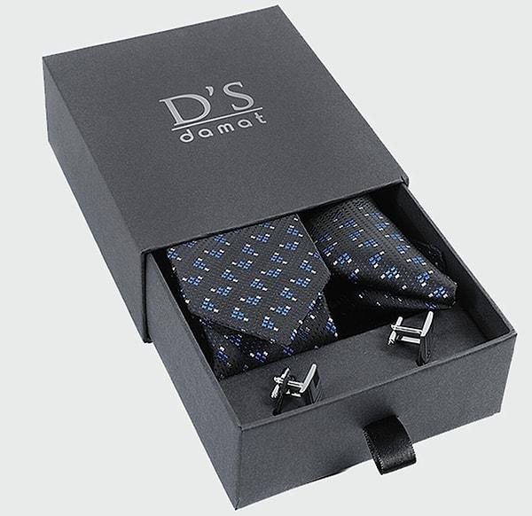 3. D'S damat erkek kravat seti.
