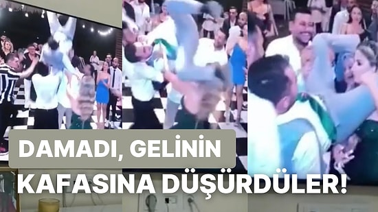 Havaya Attıkları Damadı Gelinin Başına Düşüren Gençlerin Keyif Kaçırıcı Eğlenceleri Viral Oldu