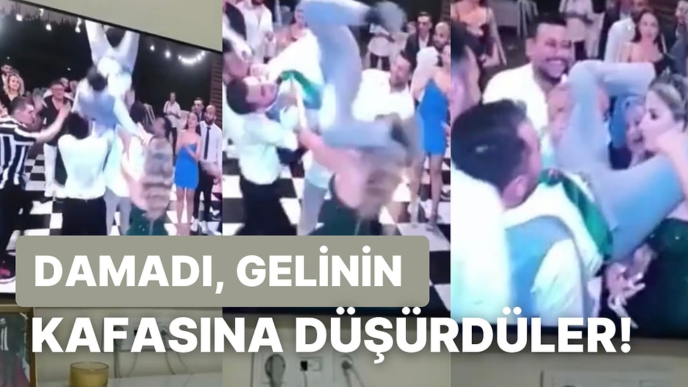 Havaya Attıkları Damadı Gelinin Başına Düşüren Gençlerin Keyif Kaçırıcı Eğlenceleri Viral Oldu